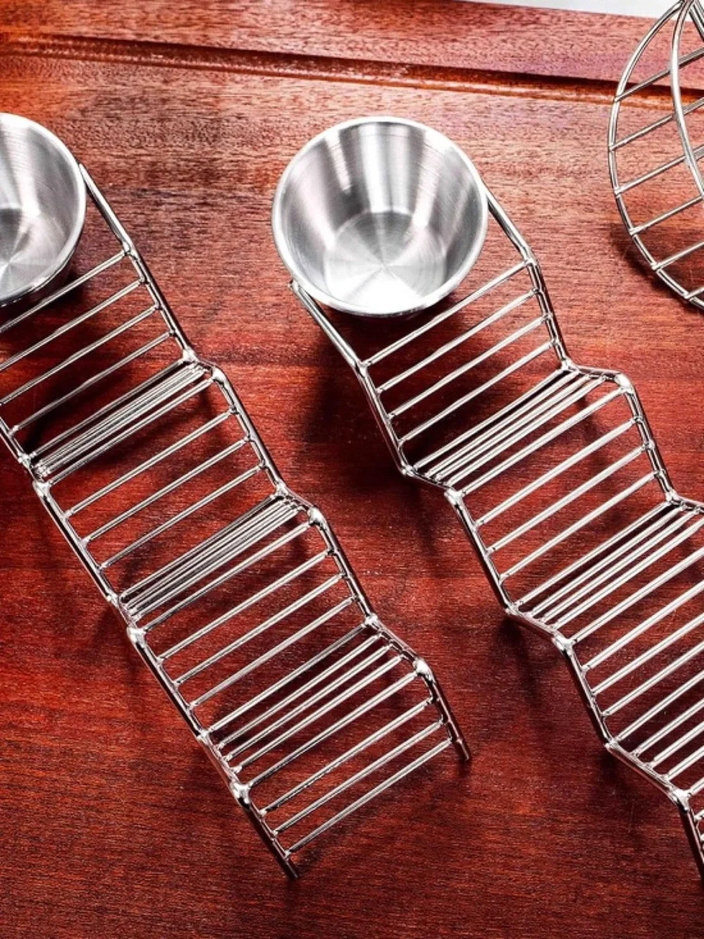 Pack Stainless Steel Wire Taco Holders,Taco Bar Serving Set